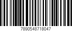 Código de barras (EAN, GTIN, SKU, ISBN): '7890548718047'