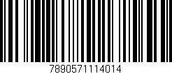 Código de barras (EAN, GTIN, SKU, ISBN): '7890571114014'