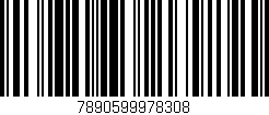 Código de barras (EAN, GTIN, SKU, ISBN): '7890599978308'