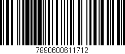 Código de barras (EAN, GTIN, SKU, ISBN): '7890600611712'