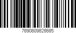 Código de barras (EAN, GTIN, SKU, ISBN): '7890609828685'