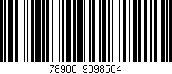 Código de barras (EAN, GTIN, SKU, ISBN): '7890619098504'