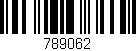 Código de barras (EAN, GTIN, SKU, ISBN): '789062'