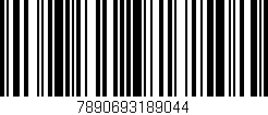 Código de barras (EAN, GTIN, SKU, ISBN): '7890693189044'