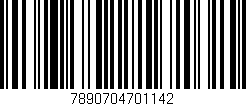 Código de barras (EAN, GTIN, SKU, ISBN): '7890704701142'
