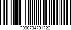 Código de barras (EAN, GTIN, SKU, ISBN): '7890704701722'