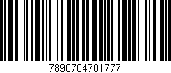 Código de barras (EAN, GTIN, SKU, ISBN): '7890704701777'