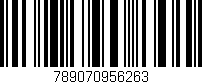 Código de barras (EAN, GTIN, SKU, ISBN): '789070956263'