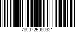 Código de barras (EAN, GTIN, SKU, ISBN): '7890725990631'