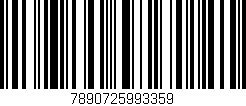 Código de barras (EAN, GTIN, SKU, ISBN): '7890725993359'