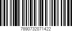 Código de barras (EAN, GTIN, SKU, ISBN): '7890732071422'