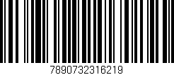 Código de barras (EAN, GTIN, SKU, ISBN): '7890732316219'