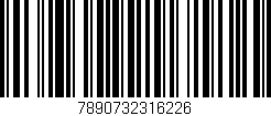 Código de barras (EAN, GTIN, SKU, ISBN): '7890732316226'