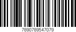 Código de barras (EAN, GTIN, SKU, ISBN): '7890789547079'