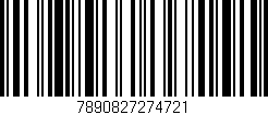 Código de barras (EAN, GTIN, SKU, ISBN): '7890827274721'