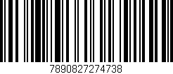 Código de barras (EAN, GTIN, SKU, ISBN): '7890827274738'