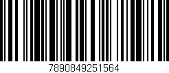 Código de barras (EAN, GTIN, SKU, ISBN): '7890849251564'