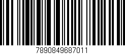 Código de barras (EAN, GTIN, SKU, ISBN): '7890849687011'