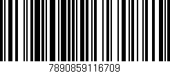 Código de barras (EAN, GTIN, SKU, ISBN): '7890859116709'