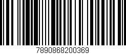 Código de barras (EAN, GTIN, SKU, ISBN): '7890868200369'