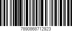 Código de barras (EAN, GTIN, SKU, ISBN): '7890868712923'