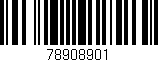 Código de barras (EAN, GTIN, SKU, ISBN): '78908901'