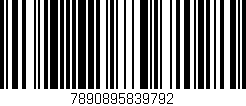 Código de barras (EAN, GTIN, SKU, ISBN): '7890895839792'