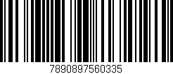 Código de barras (EAN, GTIN, SKU, ISBN): '7890897560335'