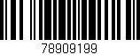 Código de barras (EAN, GTIN, SKU, ISBN): '78909199'