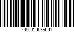 Código de barras (EAN, GTIN, SKU, ISBN): '7890920055081'
