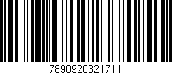 Código de barras (EAN, GTIN, SKU, ISBN): '7890920321711'