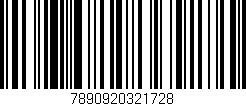 Código de barras (EAN, GTIN, SKU, ISBN): '7890920321728'