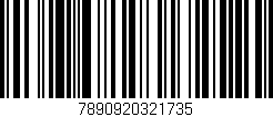 Código de barras (EAN, GTIN, SKU, ISBN): '7890920321735'