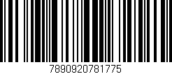 Código de barras (EAN, GTIN, SKU, ISBN): '7890920781775'