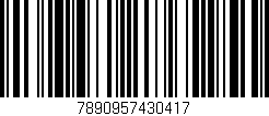 Código de barras (EAN, GTIN, SKU, ISBN): '7890957430417'