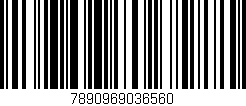 Código de barras (EAN, GTIN, SKU, ISBN): '7890969036560'
