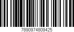 Código de barras (EAN, GTIN, SKU, ISBN): '7890974809425'