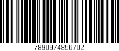 Código de barras (EAN, GTIN, SKU, ISBN): '7890974856702'