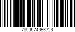 Código de barras (EAN, GTIN, SKU, ISBN): '7890974856726'