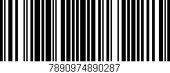 Código de barras (EAN, GTIN, SKU, ISBN): '7890974890287'