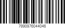 Código de barras (EAN, GTIN, SKU, ISBN): '7890976044046'