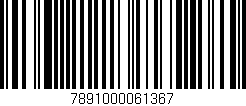 Código de barras (EAN, GTIN, SKU, ISBN): '7891000061367'