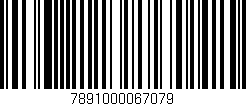Código de barras (EAN, GTIN, SKU, ISBN): '7891000067079'