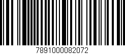Código de barras (EAN, GTIN, SKU, ISBN): '7891000082072'