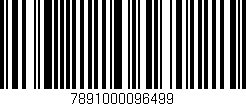 Código de barras (EAN, GTIN, SKU, ISBN): '7891000096499'