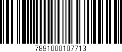 Código de barras (EAN, GTIN, SKU, ISBN): '7891000107713'