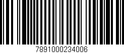 Código de barras (EAN, GTIN, SKU, ISBN): '7891000234006'