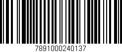 Código de barras (EAN, GTIN, SKU, ISBN): '7891000240137'