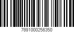 Código de barras (EAN, GTIN, SKU, ISBN): '7891000256350'
