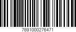 Código de barras (EAN, GTIN, SKU, ISBN): '7891000276471'